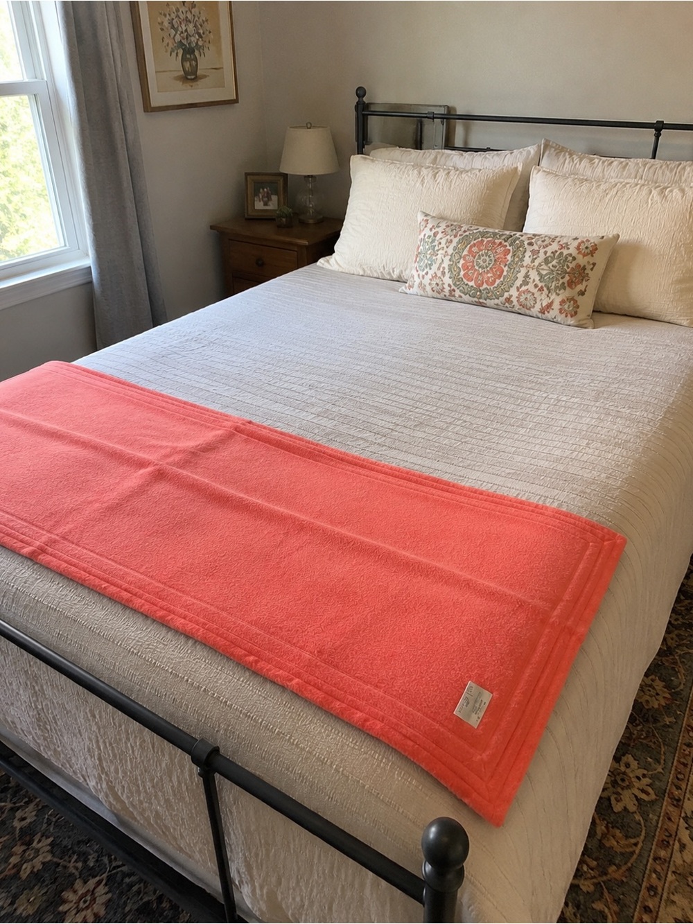 Faribault Woolen Mill Bed Runner Throw Blanket Stadium Bleachers 31 x 78 Wool